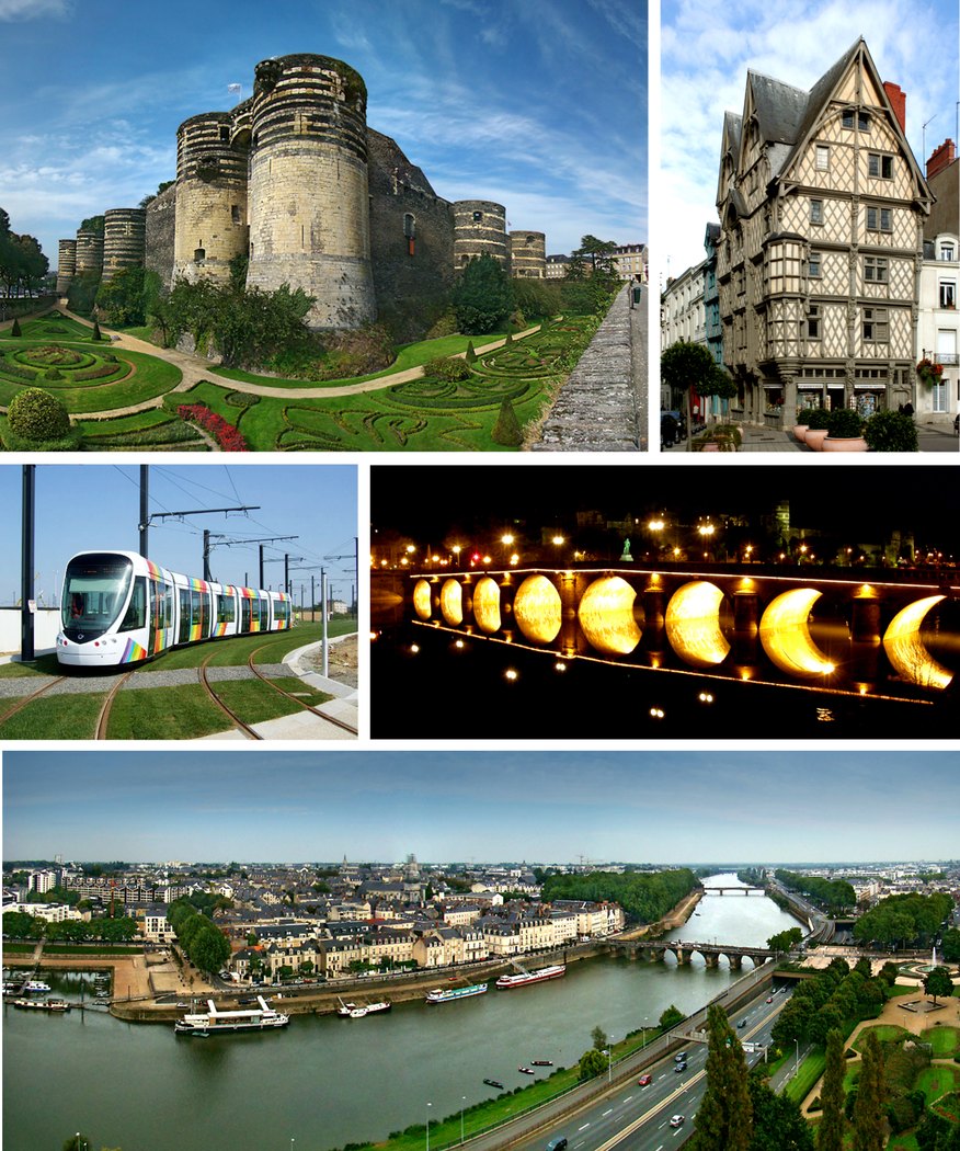 Angers cityscape