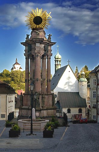 Banská Štiavnica cityscape