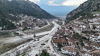 Berat cityscape