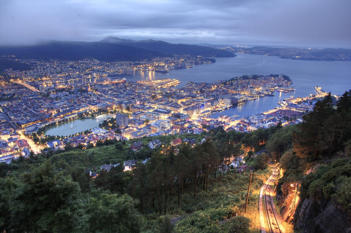 Bergen cityscape