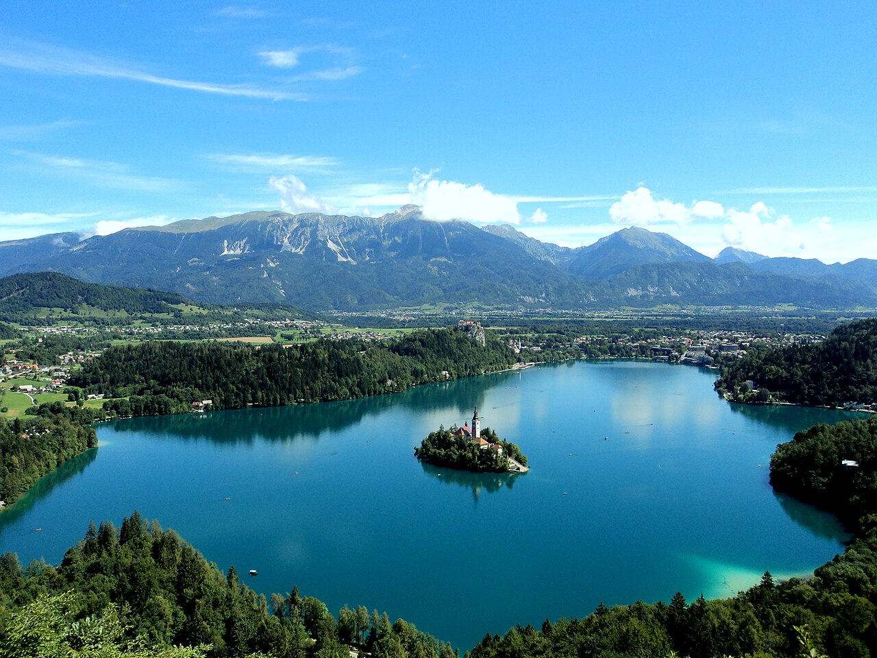 Bled cityscape
