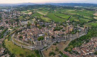 Carcassonne cityscape
