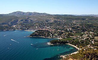 Cassis cityscape