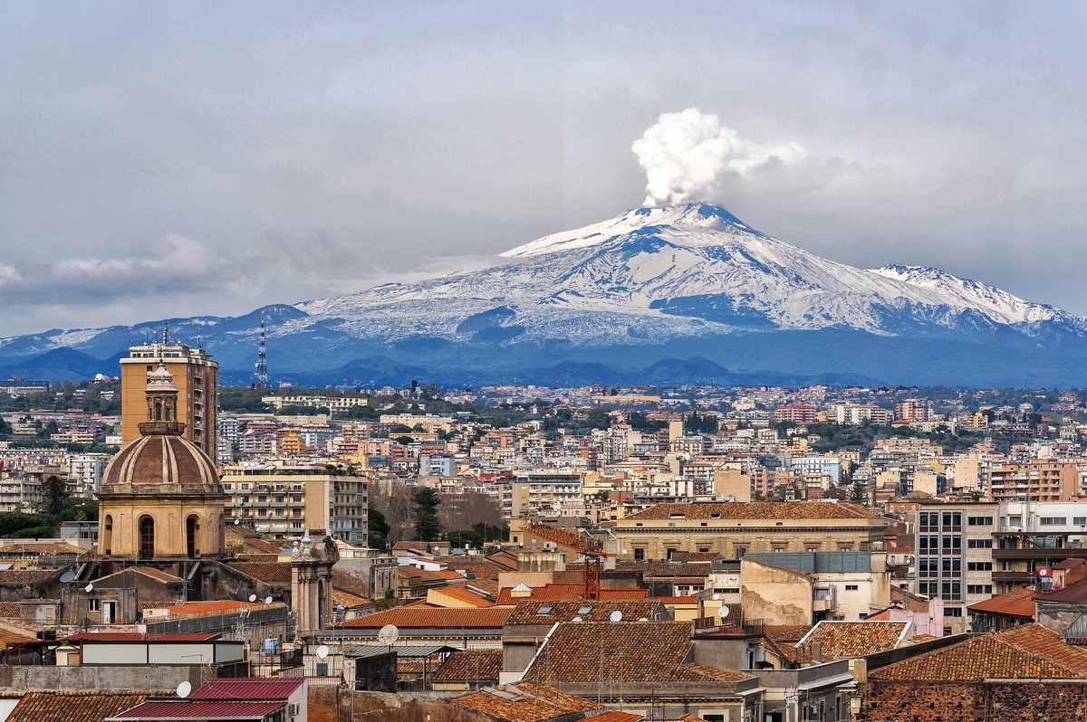 Catania, Sicily cityscape