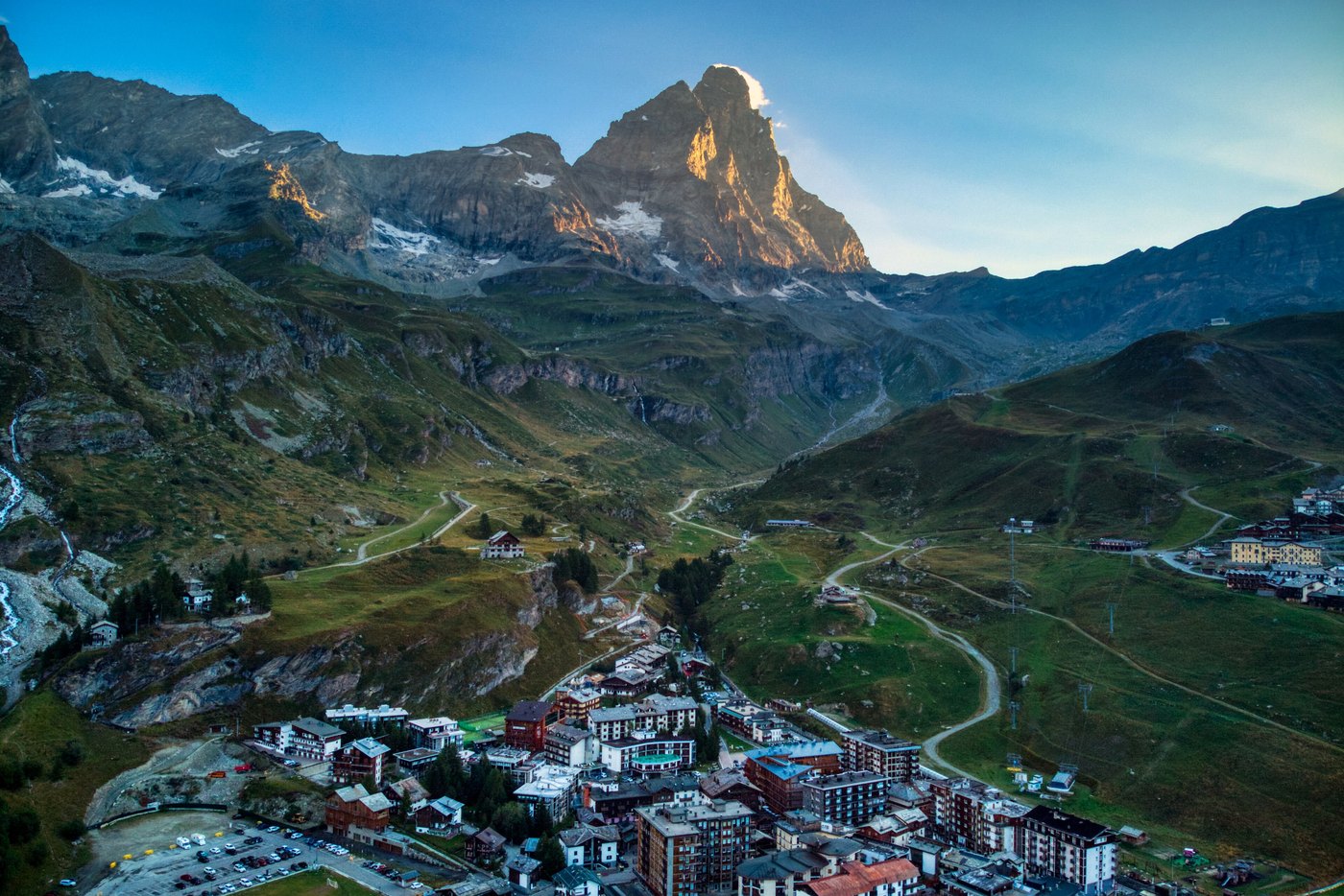 Cervinia cityscape