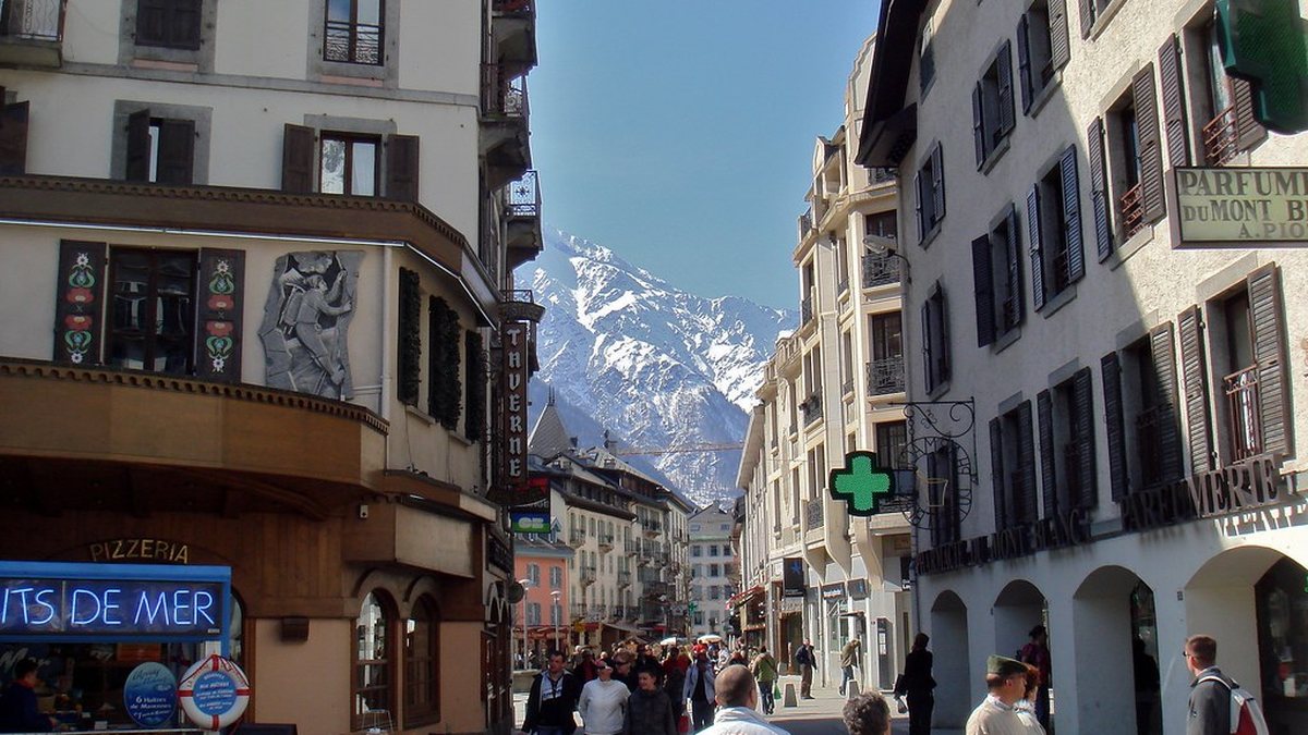Chamonix-Mont-Blanc cityscape