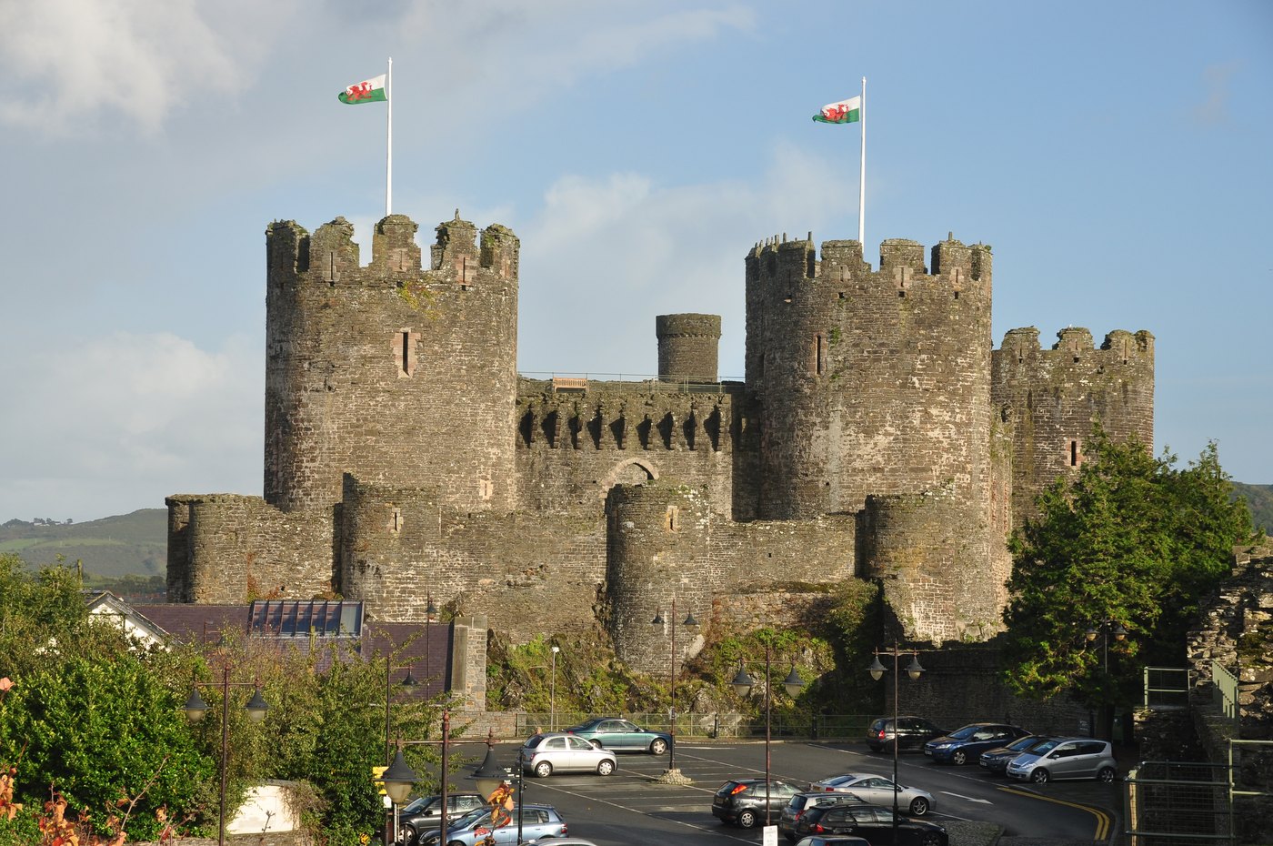 Conwy cityscape