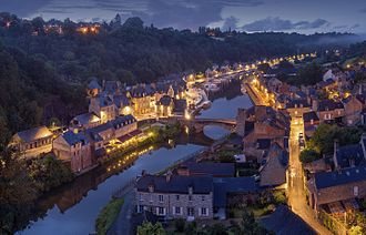 Dinan cityscape