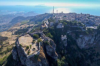 Erice cityscape