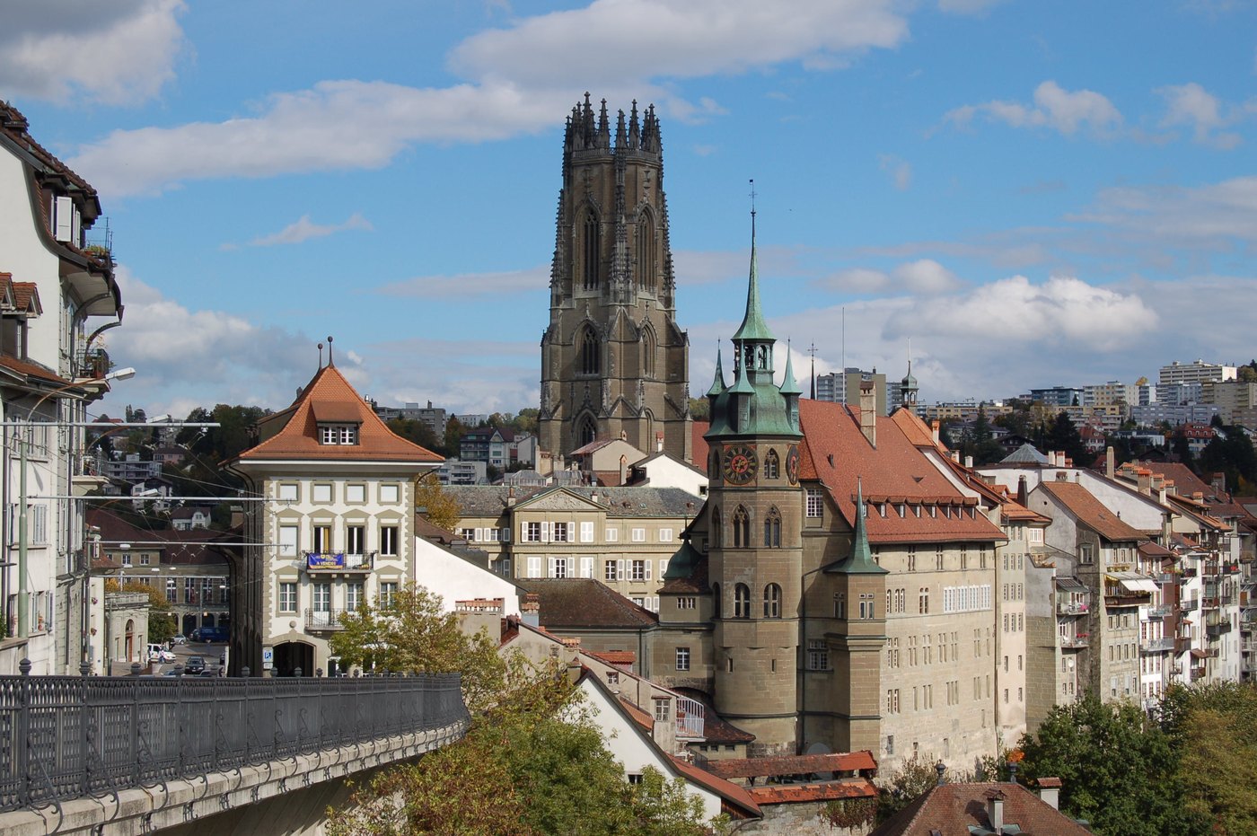 Fribourg cityscape