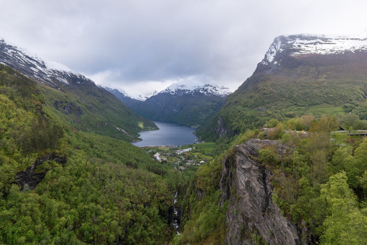 Geiranger cityscape