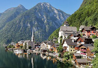 Hallstatt cityscape