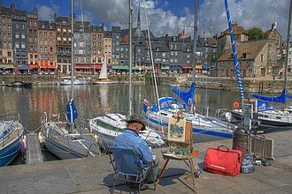 Honfleur cityscape