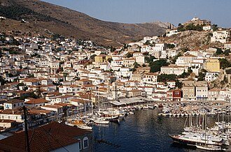 Hydra cityscape