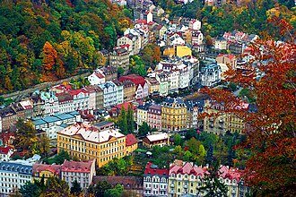 Karlovy Vary cityscape