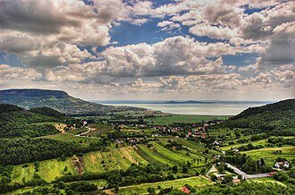 Lake Balaton cityscape