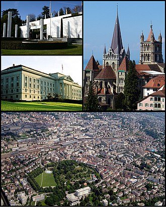 Lausanne cityscape