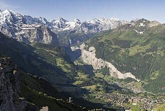 Lauterbrunnen cityscape