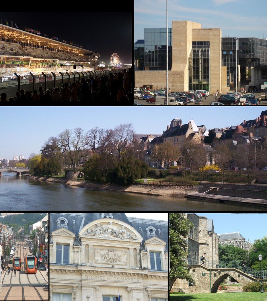 Le Mans cityscape