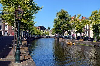 Leiden cityscape