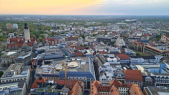 Leipzig cityscape