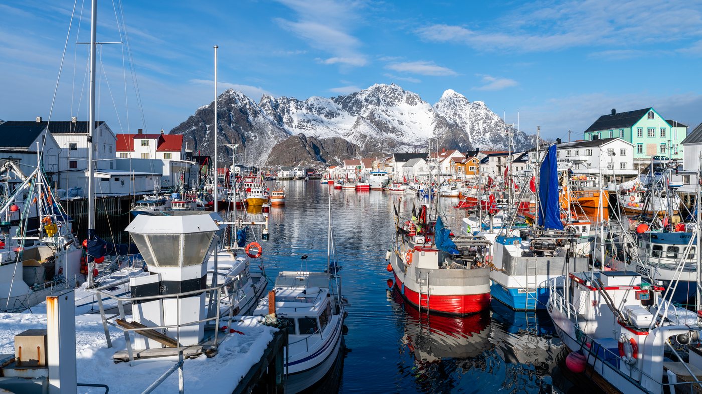 Lofoten cityscape