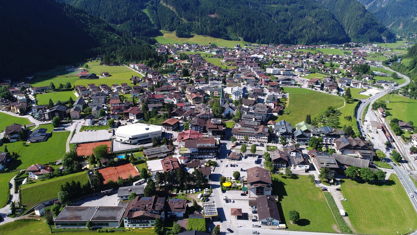 Mayrhofen cityscape