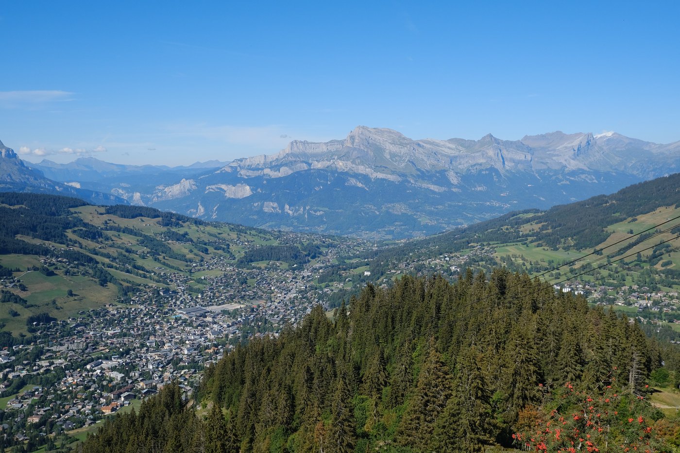 Megève cityscape