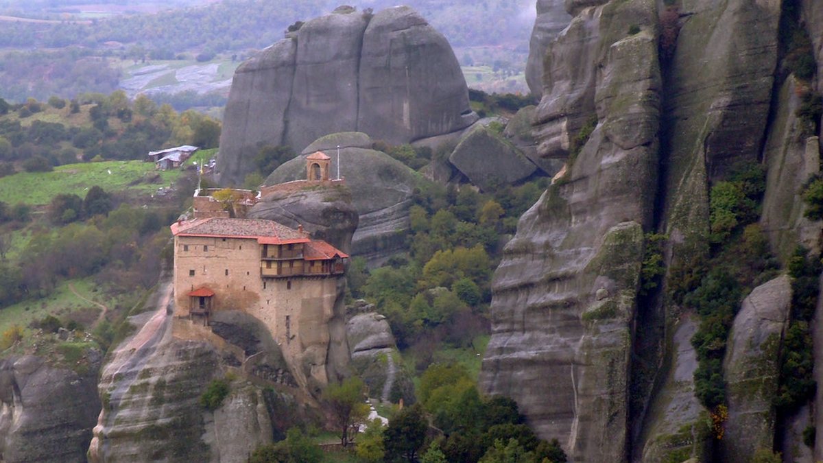 Meteora cityscape