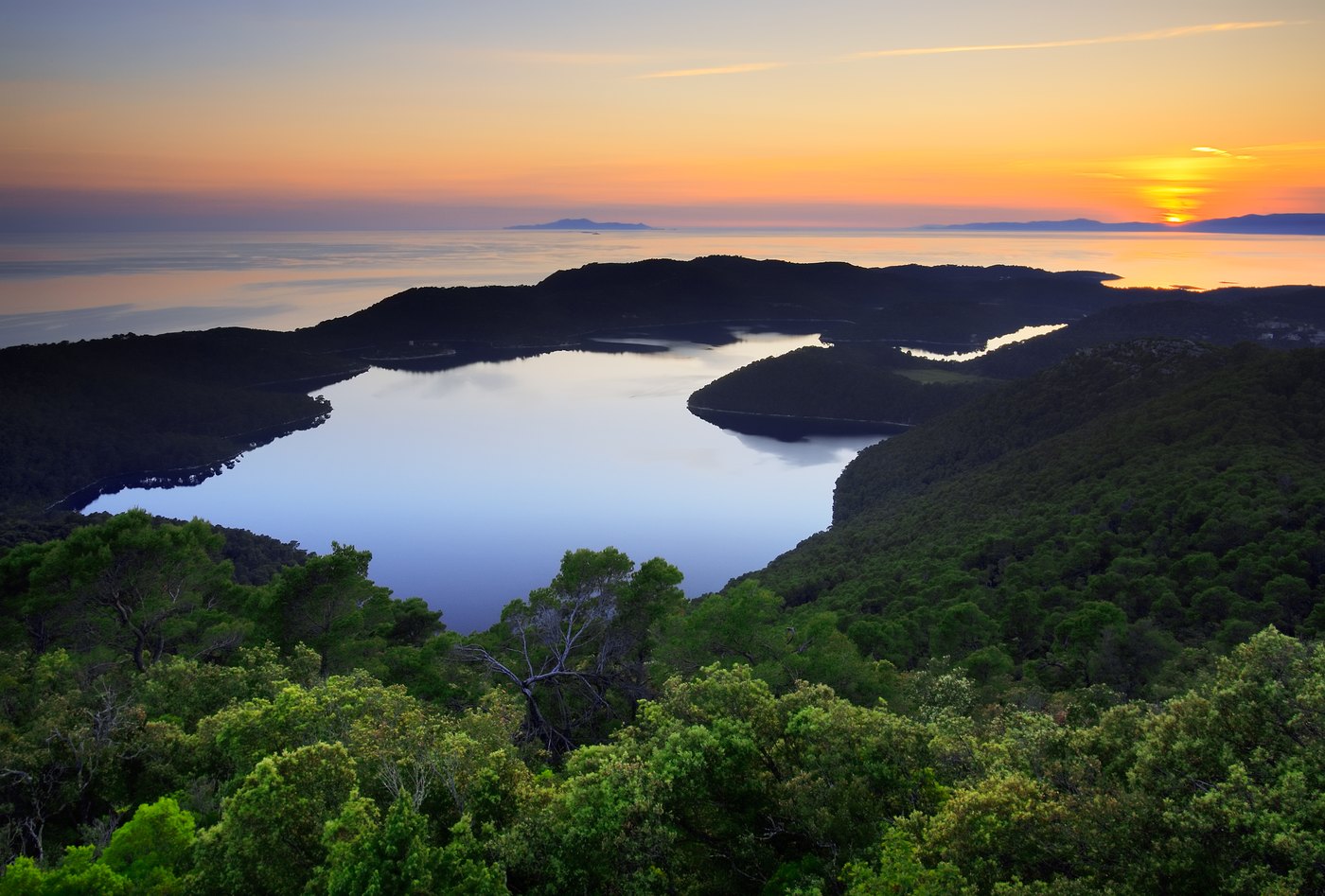 Mljet cityscape