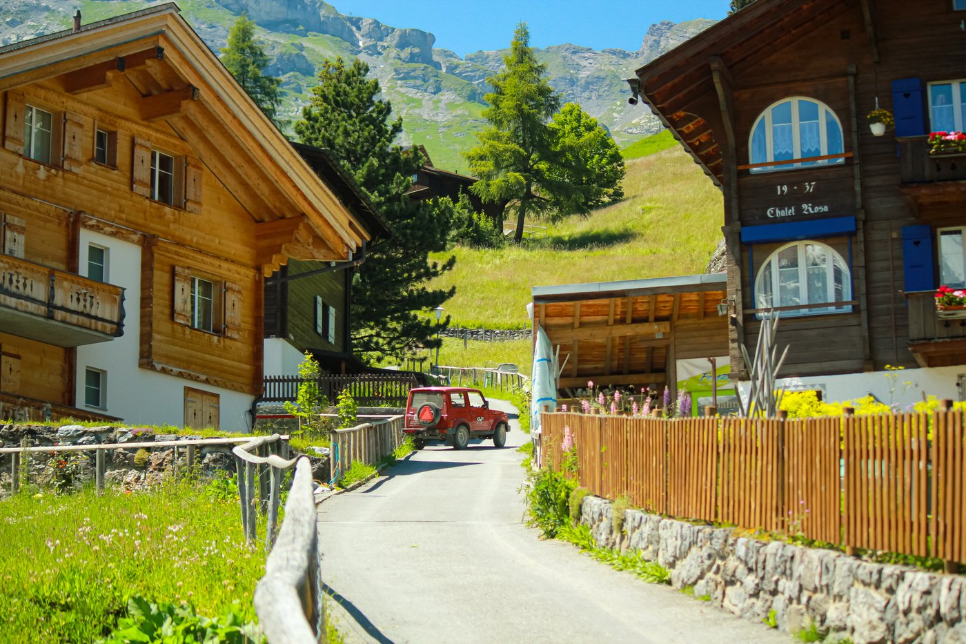Mürren cityscape