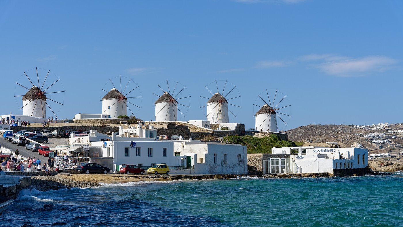 Mykonos cityscape