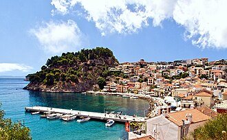 Parga cityscape