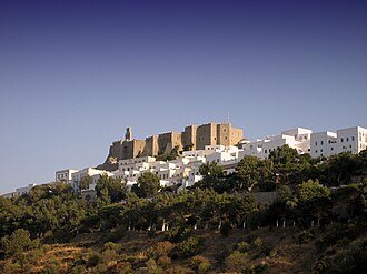 Patmos cityscape