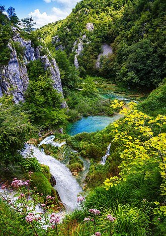Plitvice Lakes cityscape