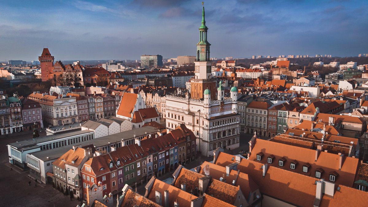 Poznań cityscape