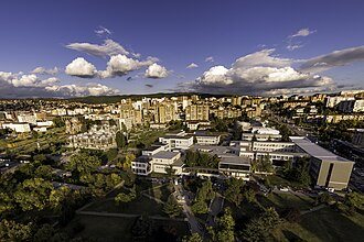 Pristina cityscape