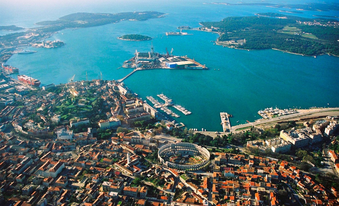 Pula cityscape