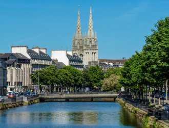 Quimper cityscape