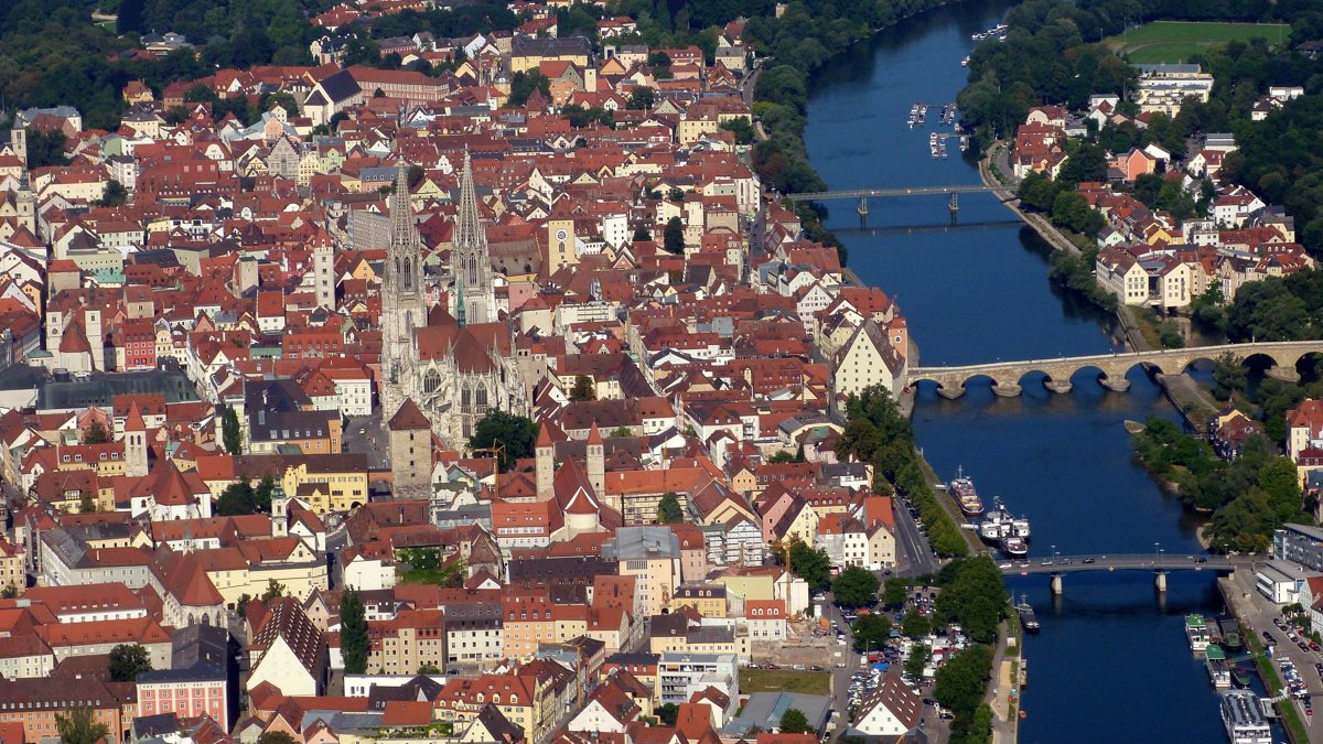Regensburg cityscape