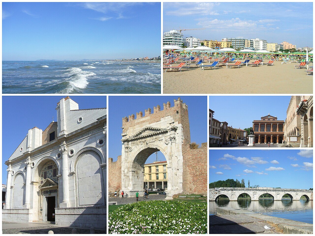 Rimini cityscape