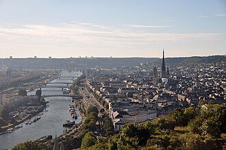 Rouen cityscape