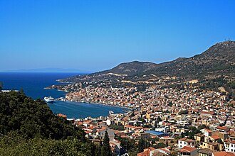 Samos cityscape