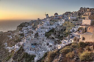 Santorini cityscape