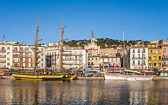 Sète cityscape