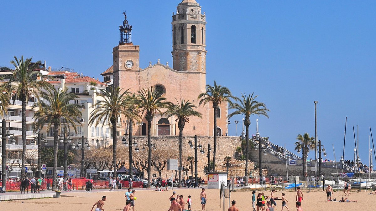 Sitges cityscape
