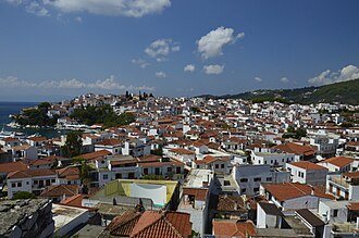 Skiathos cityscape