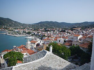 Skopelos cityscape