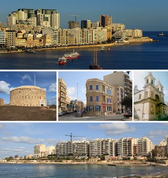 Sliema cityscape