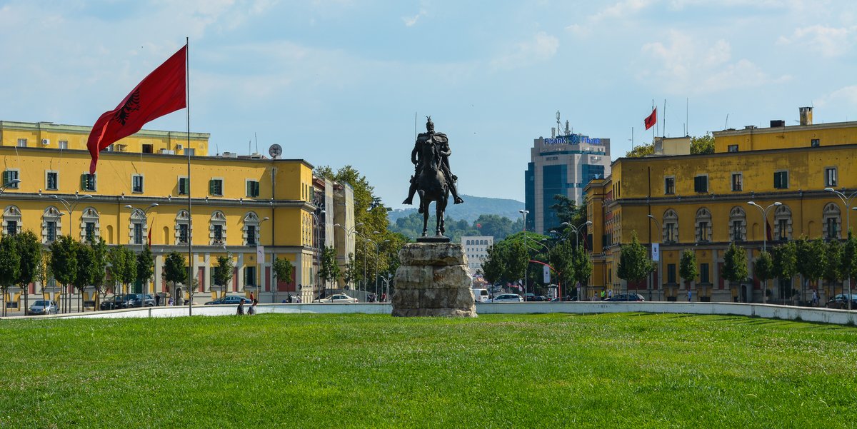 Tirana cityscape